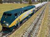 One of VIA Rail Canada's 21 new P42 Genesis locos, #902, with Renaissance coach set